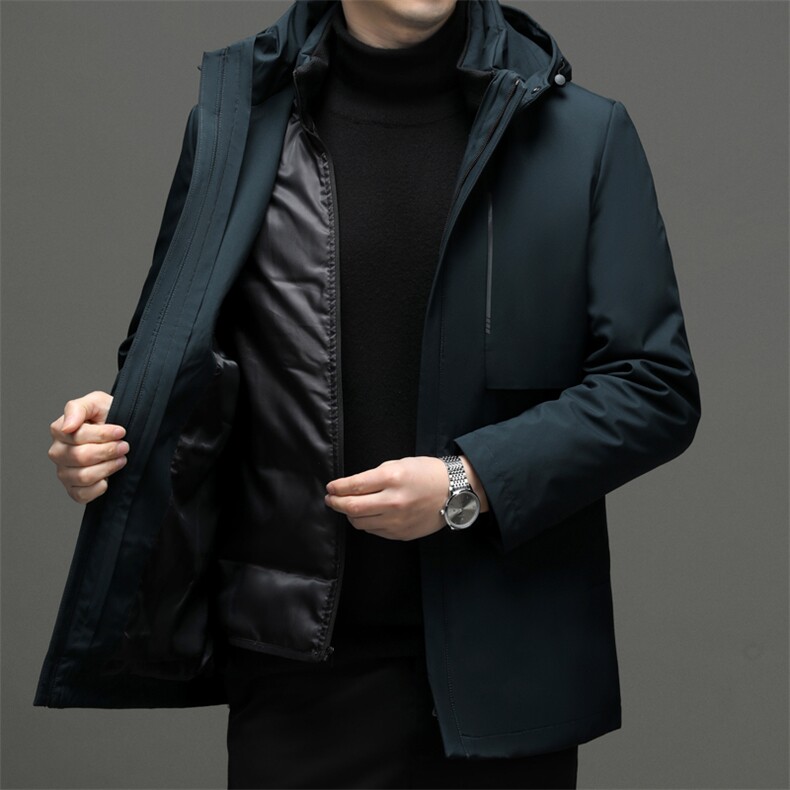 CSYR92207钱塘2020-2冬季厚款商务休闲中年男士羽绒服外套P285,男装羽绒服,钱塘207-2