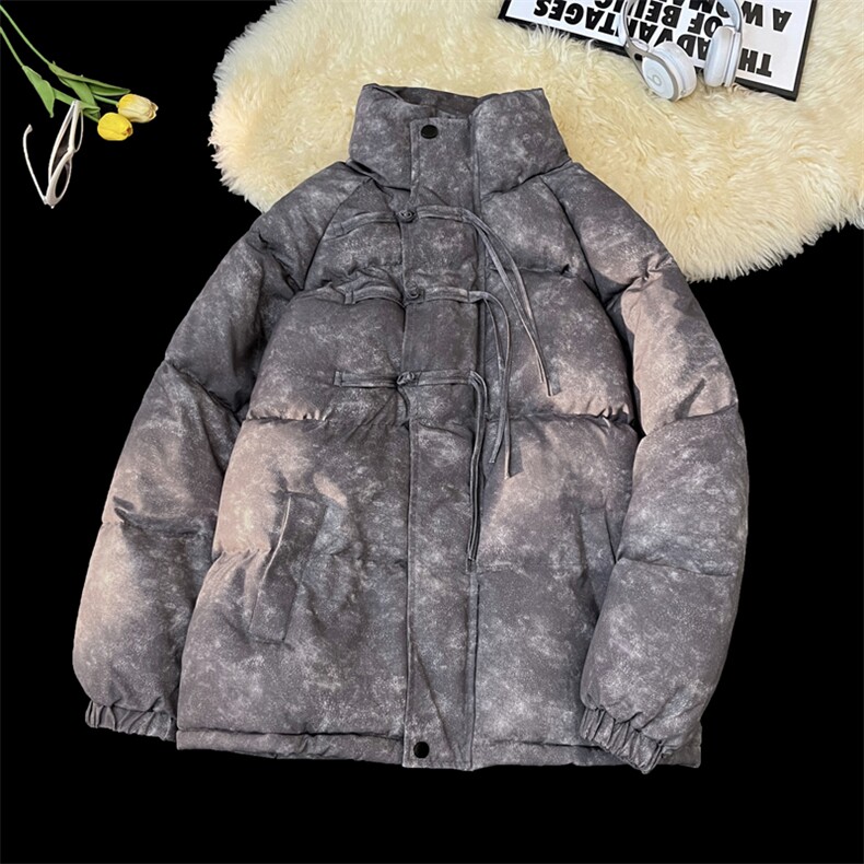 新中式盘扣棉衣棉服面包服立领印花棉袄外套-量大有差G1608-P85,男装棉衣,星座207