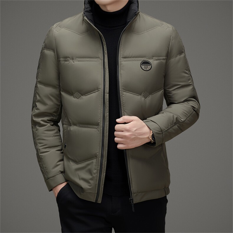 DAJ8907钱塘2020-2冬季新款百搭时尚休闲中年男士羽绒服P170,男装羽绒服,钱塘207-2
