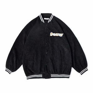 美式棒球服男秋季oversize日系ins潮牌夹克宽松运动外套JK841-P50图片