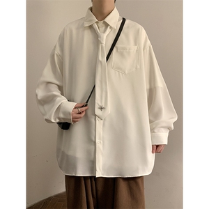 白墙 纯色长袖衬衫（送领带，四芒星可拆卸）X1213-DY157-P50控68图片