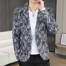 X620-P852025秋装时尚男士个性小西装西服修身青年，男装西服，星座507A（原星座306B-2）