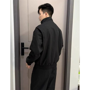 网图 ZPA立领三防夹克纯色复古飞行夹克外套X1213-JK503-P70图片