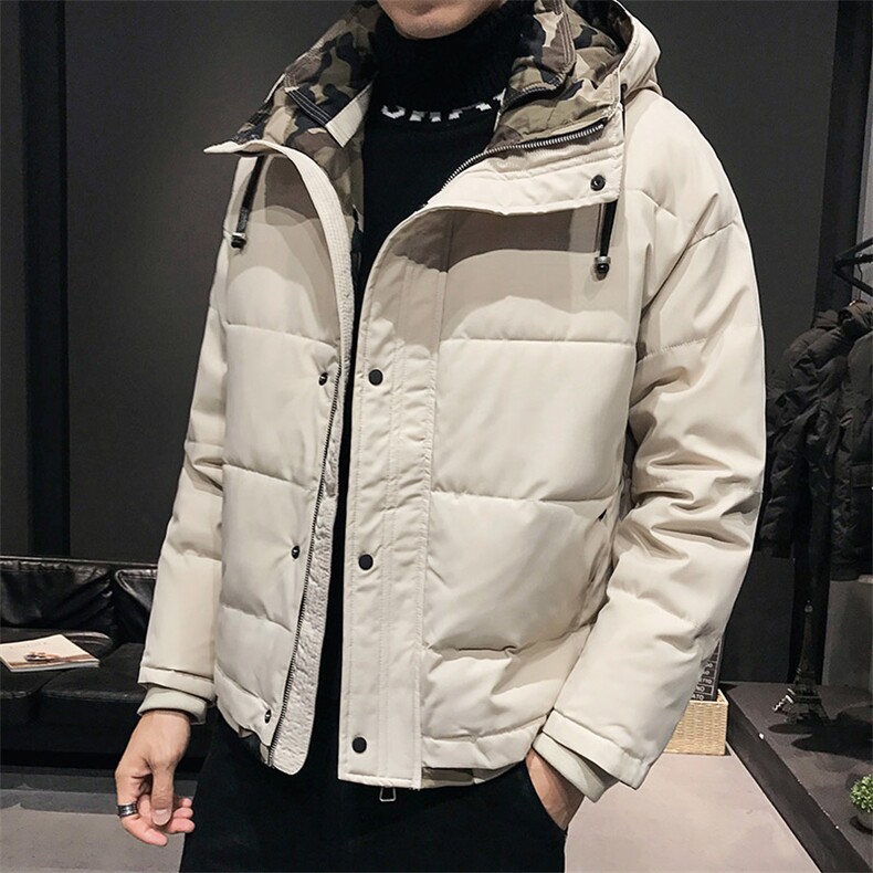 100%聚酯纤维冬装新款短款连帽棉衣男大码棉服袄子201-P150控228,男装棉衣,电商D240-242