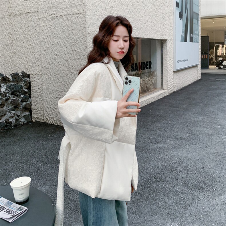 现货新中式绑带羽绒服女款冬季2025新款超好看,女装羽绒服,仟媚宠