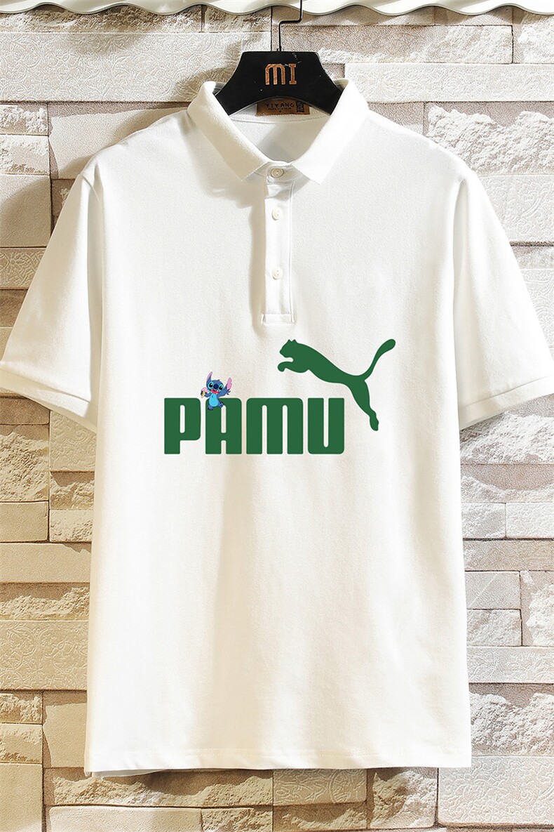 PL57227-P35翻领短袖polo衫男大码胖子半袖t恤男有领保罗衫砖墙,男装Polo衫,电商A040A