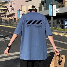 DX17128-P20纯棉短袖t恤男大码半袖打底衫宽松体恤衫港风，男装T恤，电商A040