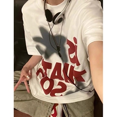 [003]情侣装潮牌t恤百搭短袖男夏季半袖上衣A079-A1488-P25，男装T恤，电商A079