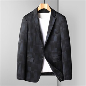 BV713钱塘2020-2秋冬季男装西服时尚潮流修身男士外套数据好P130,帽子和哪些搭配的好图片