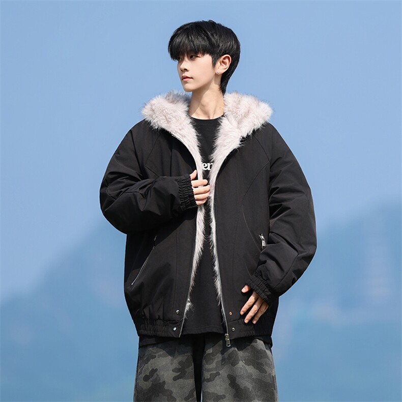 M8602-P95冬季新款男女同款座山雕连帽棉衣外套,男装棉衣,星座109