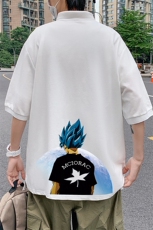 PL57154-P35翻领短袖polo衫男大码胖子半袖t恤男有领保罗衫模特，男装Polo衫，电商A040