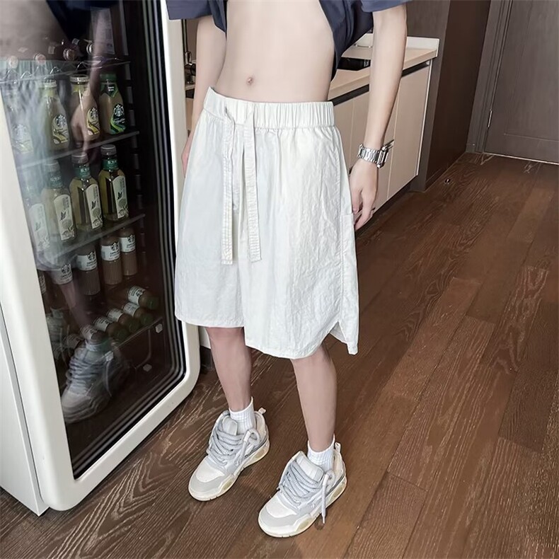 男新款青少年时尚休闲冰丝速干短裤QK100P30,男装牛仔裤,星座1116-2