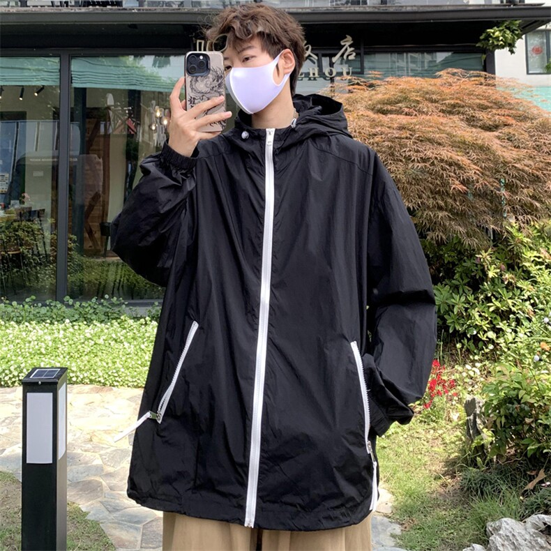 防晒衣男款夏季超薄防紫外线透气防晒服男J096P48控68起,男装防晒衣,电商A157