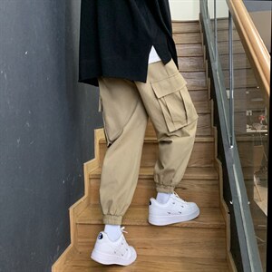 2021百搭休闲工装大口袋九分裤1289-特批：40,男装休闲裤,星座718-1