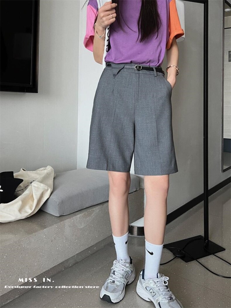 现货西装中裤薄款，女装西装，蜜思印·金