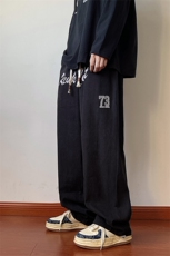 703-K300-特P28秋季美式印花休闲长裤，男装休闲裤，星座703