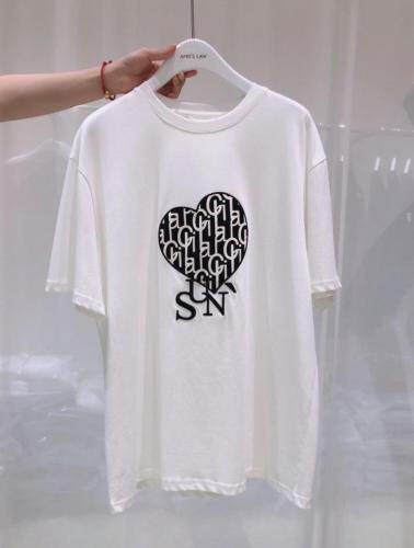 爱心T桖，贴布刺绣工艺，女装，AMO