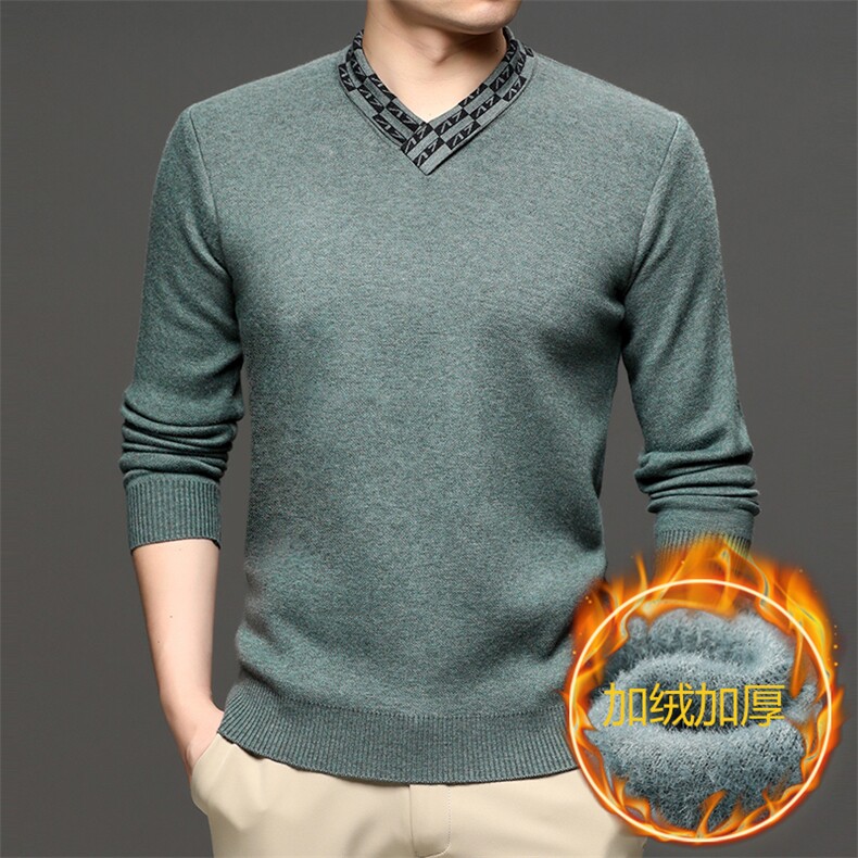 D55317钱塘2020-2中青年男士时尚休闲帅气潮流秋冬新款毛衣P72,男装针织衫/毛衣,钱塘207-2