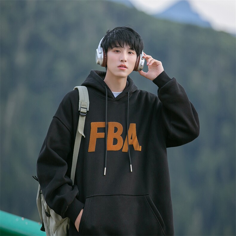 B225-A7133-P62-X78-立体牙刷工艺卫衣-320g-全棉-卫衣男生新款，男装卫衣，电商B225