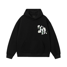 特72-XX19现货潮刺绣卫衣男女连帽情侣装春秋美式外套，女装短外套，星座618B-1
