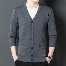 中年男针织衫纯色毛衣宽松休闲打底针织衫冬季爸爸装XXH8930-P100,男装针织衫/毛衣,电商B212（原钱塘6029）