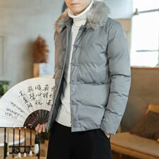 20中式复古棉衣男宽松大码唐装毛领立领盘扣棉服QT6005-M99，男装棉衣，星座1112-5（原712-5）