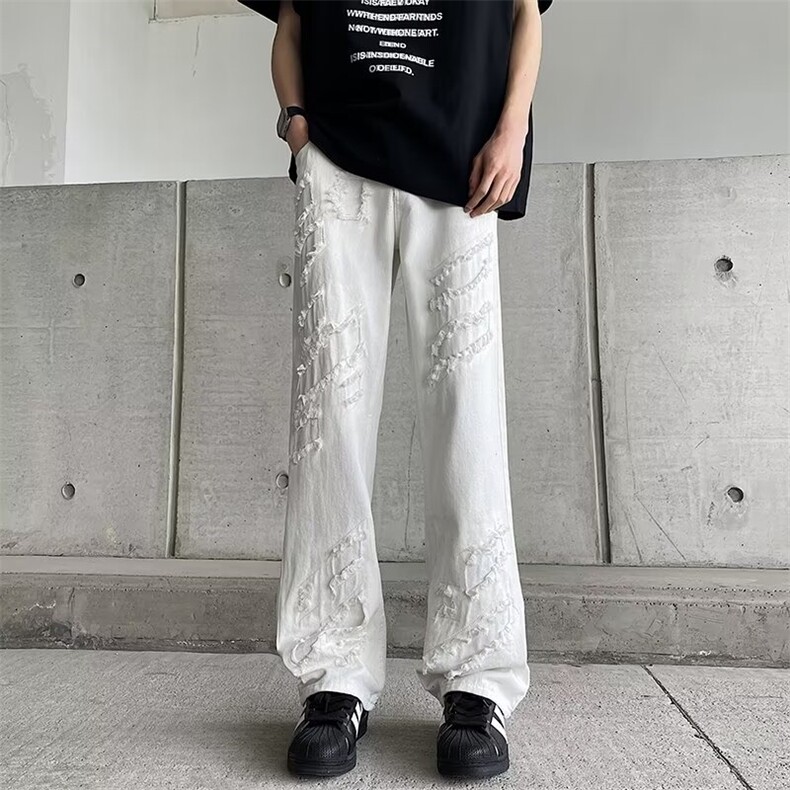 2024美式牛仔裤男款直筒长裤潮 C1073 P50图片