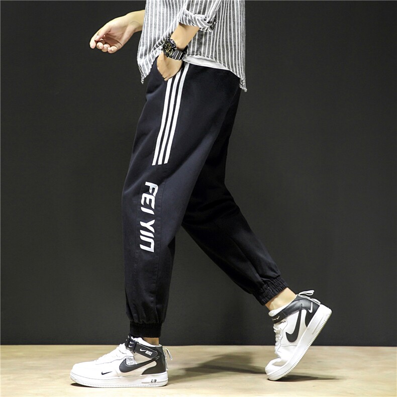 秋季新款潮牌工装裤男宽松加肥加大码束脚休闲裤子K911-P45,男装休闲裤,电商C305A
