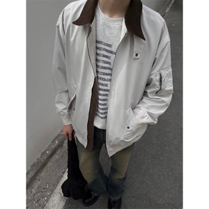 【有货】灰色棒球服外套男春秋款cleanfit飞行员夹克JKA678HH-P75图片