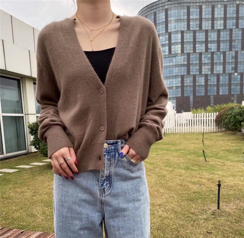 新款浣熊毛开衫三个色，其它，SMOOTH