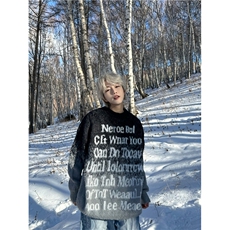 美式圆领毛衣男慵懒风休闲针织衫MY036-P60，男装针织衫/毛衣，星座308B-2