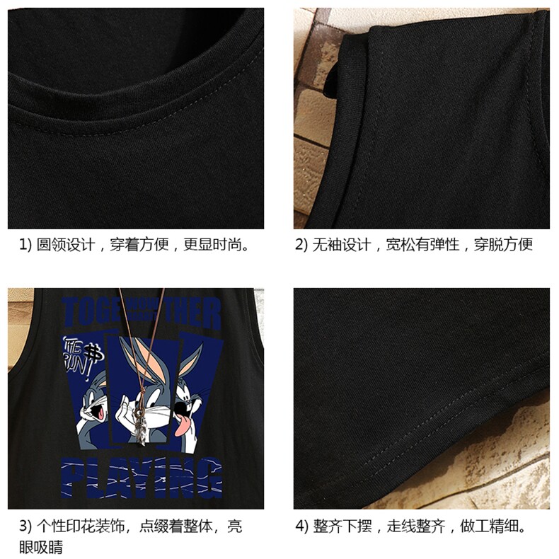 BX25234-P20港风运动汗背心男大码汗衫男无袖T恤男砖墙,男装T恤,电商A040A