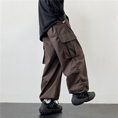 工装裤设计感小众oversize街头嘻哈高街潮流潮牌K07137-P45，男装休闲裤，星座308B-1