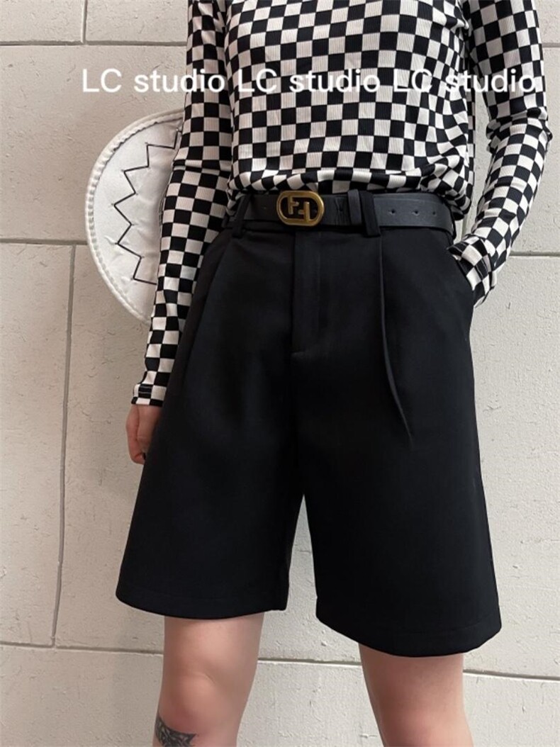 秋季五分裤中裤百搭单品，其它，LC裤子