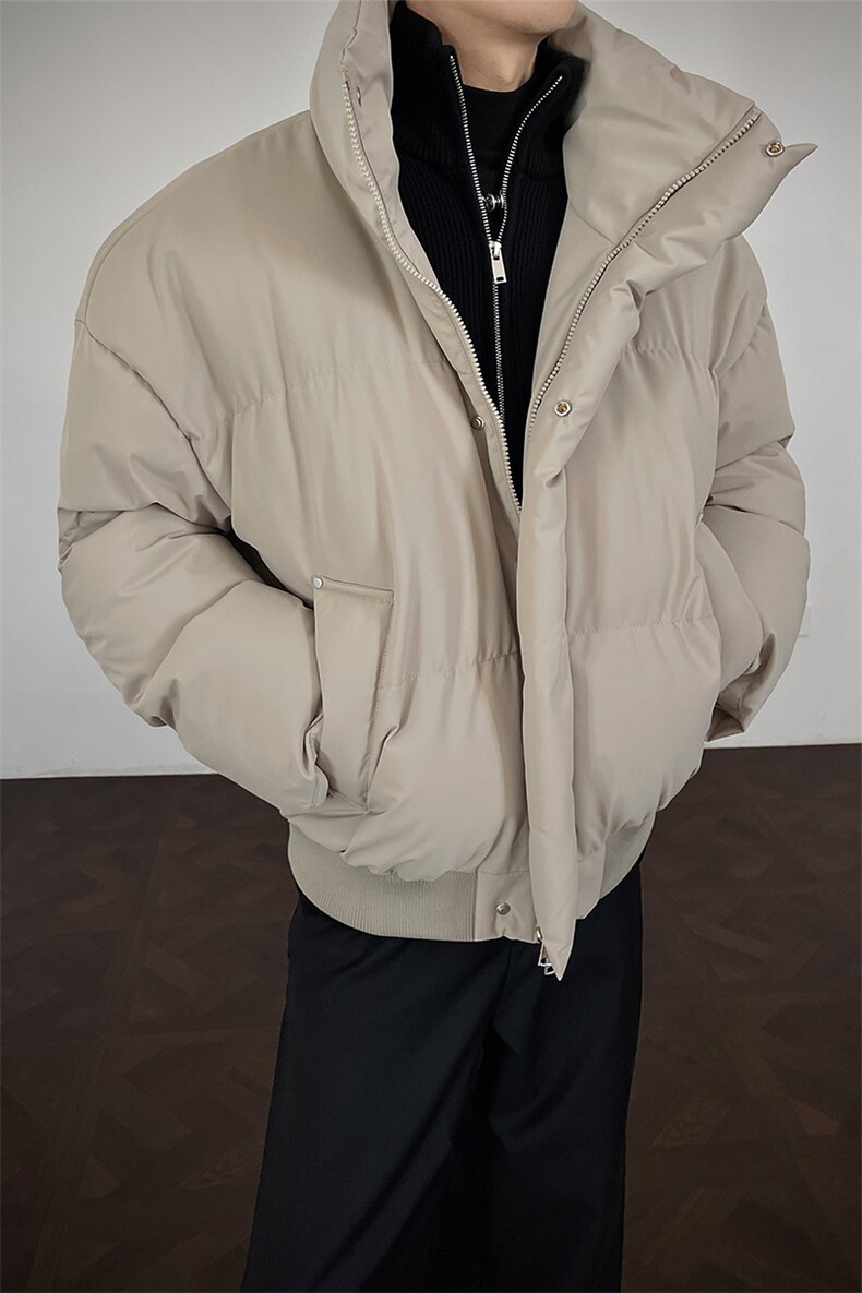 支持二开冬装加棉加厚立领棉服男女棉衣外套光板面包服M816-P70,男装棉衣,电商A441