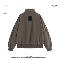 平铺~新标90白鸭绒冬季美式立领羽绒服外套E123/P259，男装羽绒服，电商B331