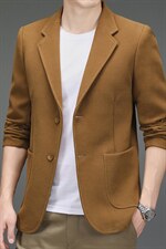 休闲西装外套男士宽松时尚西服高级感上衣单件商务休闲潮流外套男图片