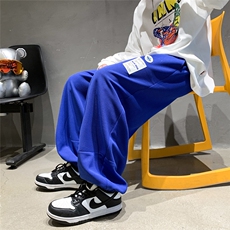 华夫格束脚裤2025春夏新款休闲裤宽松长裤运动裤卫裤男K1035-P45，男装休闲裤，星座207