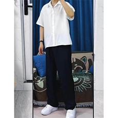 衬衫短袖，抖音得物现货，可送样，网图-A061-AC01181-特P15，男装衬衫，电商A061