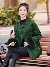 现货，2025年冬季中长款羽绒真狐狸毛时尚气质潮新款90羽绒服，女装羽绒服，尚洛菲