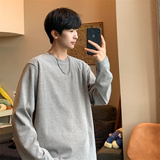 8XL-M德绒打底衫男保暖内衣加绒加厚内搭双面绒男TBG1103P35控48，男装T恤，电商D206-1