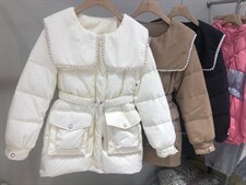 珍珠款羽绒服，女装羽绒服，MAN YU 蔓羽