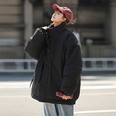现货美式高街休闲夹克冬季立领纯色三防户外工装加厚棉服外套，男装夹克，电商A443