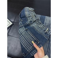 B221美式ins高街暗黑个性重工艺直筒牛仔裤LK26645-特P46控78，男装牛仔裤，电商B221