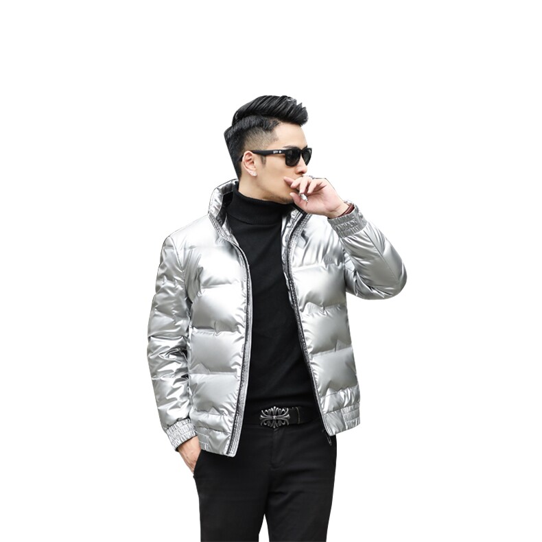 羽绒服男士秋冬季2023新款潮流中年商务休闲立领外套时尚百搭男装,男装羽绒服,电商B212（原钱塘6029）