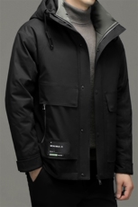 DF6850钱塘2020-2中年男士冬季厚款商务休闲连帽羽绒服P290，男装羽绒服，钱塘207-2