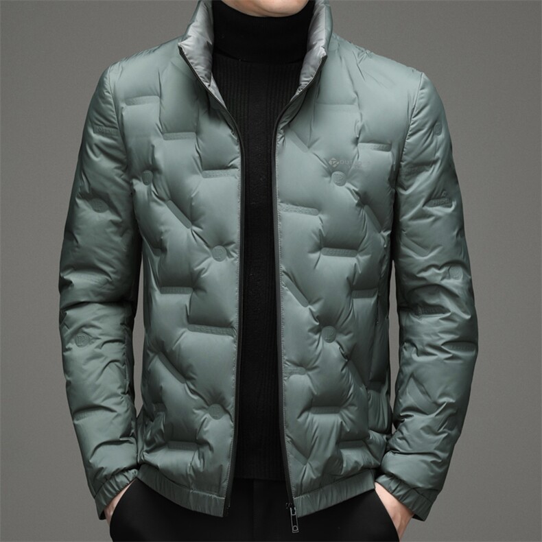 BZL2198钱塘2020-3冬季羽绒服白鸭绒防寒保暖外套加厚P190,男装羽绒服,钱塘207-3