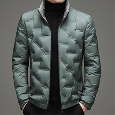 BZL2198钱塘2020-3冬季羽绒服白鸭绒防寒保暖外套加厚P190，男装羽绒服，钱塘207-3
