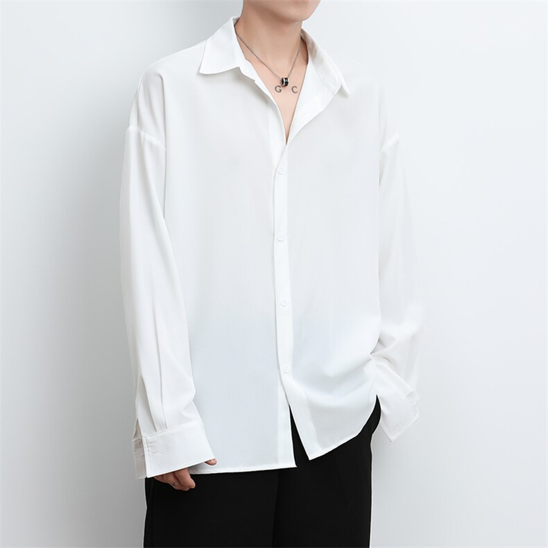 港风大码美式vibe潮牌痞帅翻领长袖衬衫男XZ213-CS8807-P55控68,男装衬衫,星座213