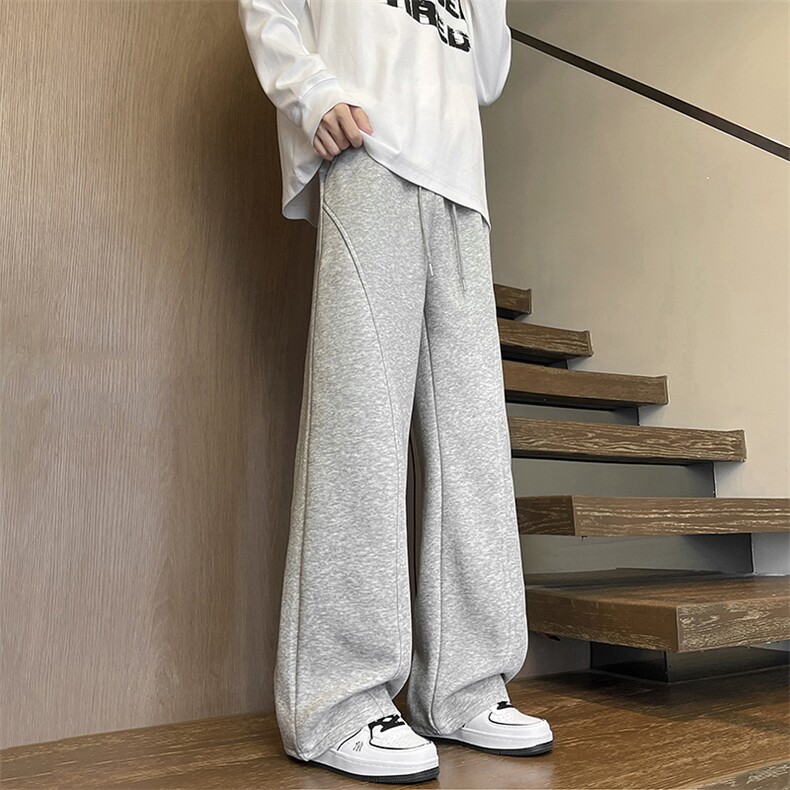 YK86090-P2586090JR-P3255%棉45%聚酯纤维高质量重磅卫裤,男装休闲裤,电商A086-1